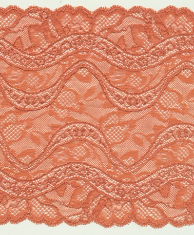 Elastic french lace