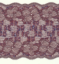 Elastic french lace