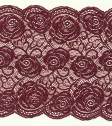 Elastic french lace