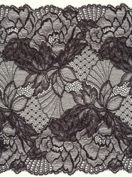 Elastic french lace