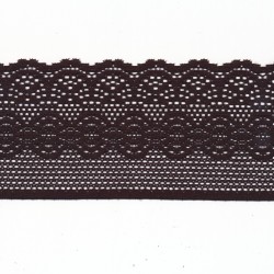 Lace from Calais - elastic black