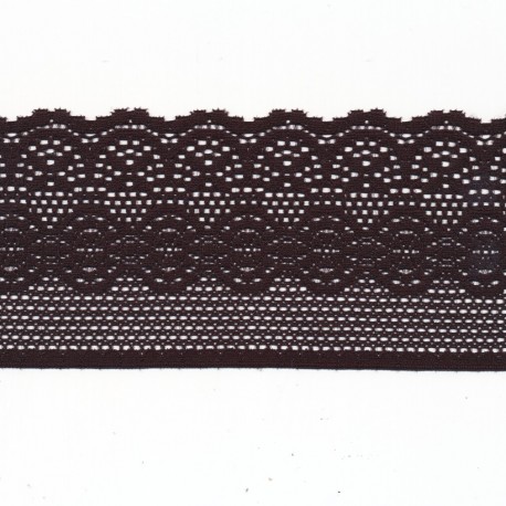 Lace trim rigid - black color 