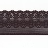 Lace trim rigid - black color 