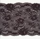 Lace trim rigid - black color 