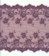 Tulle brodé elastique 