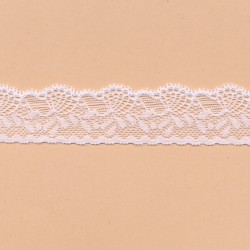Elastic narrow lace 